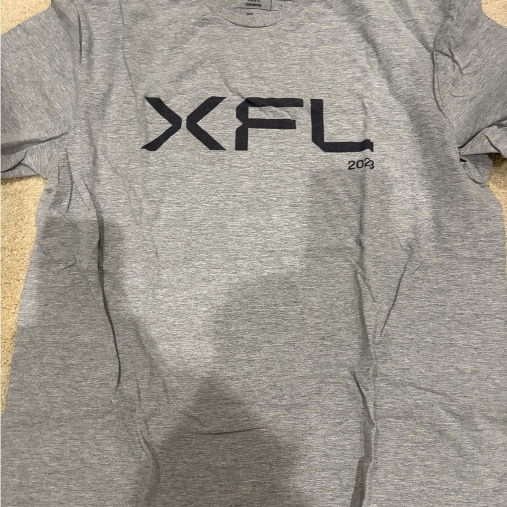 Gray XFL 2023 T-Shirt